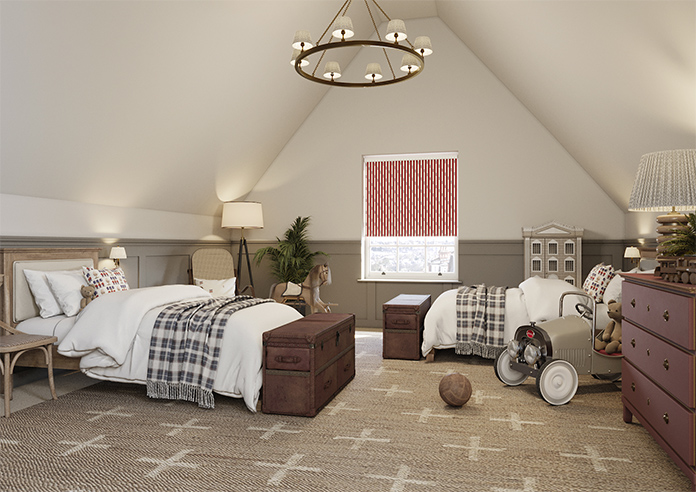 Kings Breakfast, Stripe Kingsmen - Roller Blind - Image 7